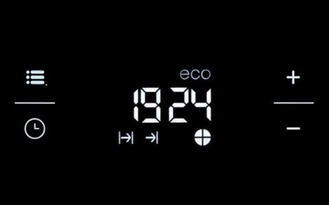 Beko Programmable touch-control LED display.