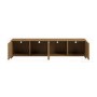 Large Oak Tv Stand with storage and Arch Detail - TV's up to 75" -  Ellie