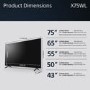 Sony BRAVIA X75W 75 inch 4K Ultra HD LED Smart TV