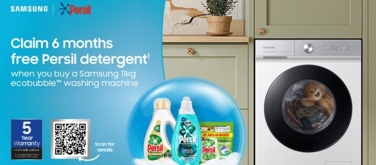 Samsung Free Detergent.