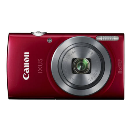 Canon IXUS 160 Camera Red 20MP 8xZoom 2.7LCD 720pHD 28mm Wide