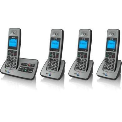 BT 2500 Cordless Telephone with Answer Machine - Quad