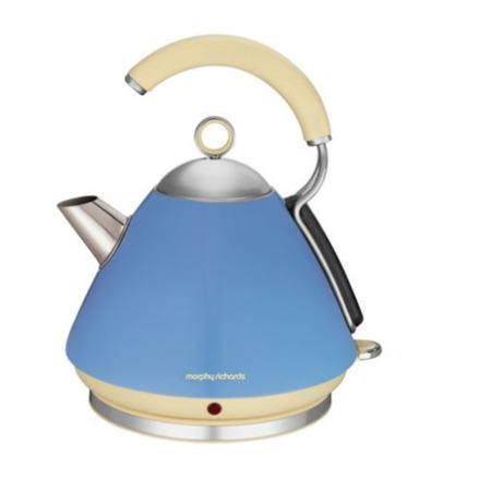 Morphy Richards 102010 Accents 1.5L Pyramid Kettle Blue