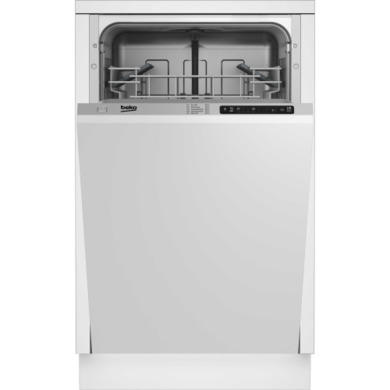 GRADE A2 - Beko DIS15010 Slimline 10 Place Fully Integrated Dishwasher