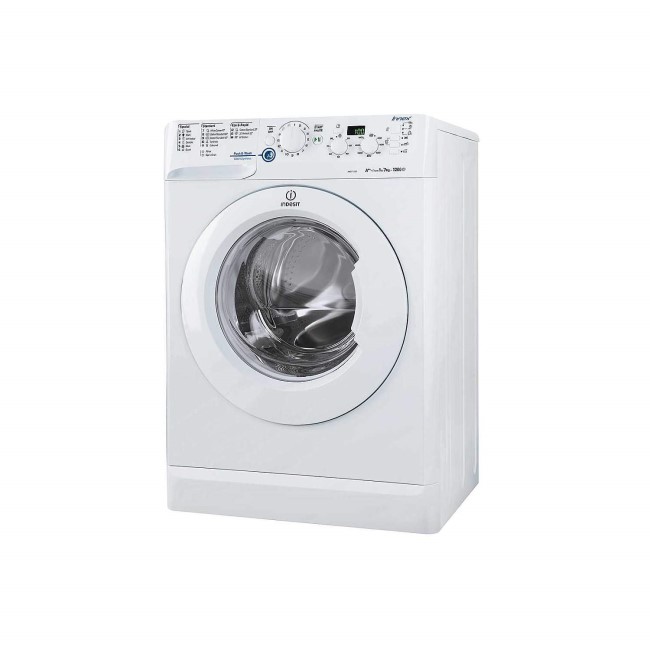 GRADE A2 - Indesit XWD71252W 7kg 1200rpm Freestanding Washing Machine White