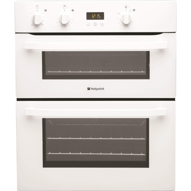 Hotpoint UH53WS Electric Built Under Double Oven - White