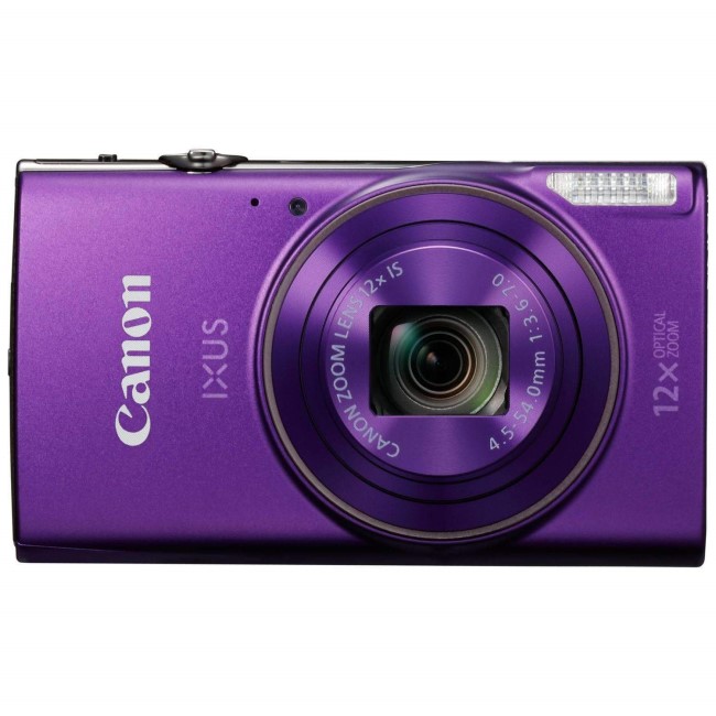 Canon IXUS 285 HS Purple Camera Kit inc 16GB SD Card and Case