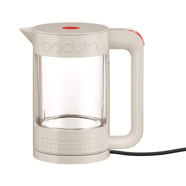 Bodum 11445-913UK Bistro 1.1 L See-through Electric Water Kettle - Off White