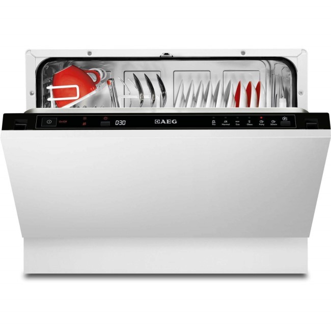 AEG F55210VI0 6 Place Fully Integrated Compact Dishwasher