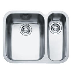 GRADE A1 - Franke ARX 160-D Ariane 1.5 Bowl Undermount Stainless Steel Sink With Right Hand Small Bo