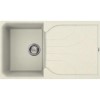 Reginox Single Bowl Reversible Drainer Composite Cream Kitchen Sink &amp; Thamas Chrome Tap Pack