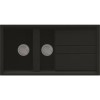 Reginox BEST475 Reversible 1.5 Bowl Black Regi-Granite Composite Sink &amp; Astoria Chrome Tap Pack