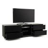 GRADE A2 - Light cosmetic damage - Ex Display - As new but box opened - MDA Designs Avitus TV Cabinet in Black High Gloss - up to 65 inch