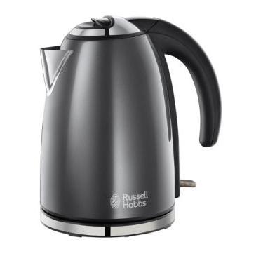 Russell Hobbs 18944 Pf Colours Grey Stainless Steel 1.7ltr Jug Kettle