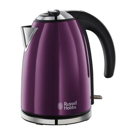 Russell Hobbs 18945 1.7l Colours Stainless Steel Purple Passion Kettle