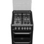 Hotpoint HUG52K Ultima 50cm Double Oven Gas Cooker in Black