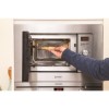 GRADE A3 - Indesit MWI1221X 800W 20L Built-in Microwave Oven With Grill Stainless Steel