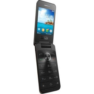 Alcatel 2012G Gold Flip Phone Unlocked & SIM Free