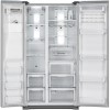 GRADE A3 - Moderate Cosmetic Damage - Samsung RSG5UCRS G-series Real Steel Side By Side Fridge Freezer with Ice and Water Dispenser
