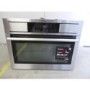 GRADE A2 - Light cosmetic damage - AEG KR8403001M Touch Control Compact Height Built-in Microwave Oven Wth Grill - Antifingerprint Stainless Steel