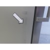 GRADE A3  - Bosch KGE39BL40G Low Frost Stainless Steel Look Door Freestanding Fridge Freezer