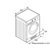 Bosch WVD24460GB Classixx 5kg Wash 2.5kg Dry Freestanding Washer Dryer - White