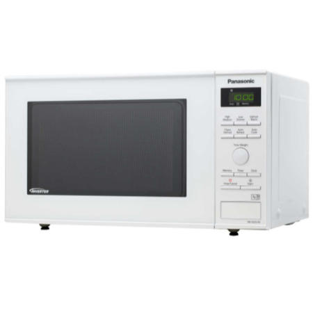 GRADE A1 - As new but box opened - Panasonic NN-SD251WBPQ 23L 950W White Freestanding Microwave Oven