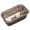 1810 Sink Company 0.5 Bowl Stainless Steel Chrome Undermount Kitchen Sink