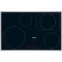 GRADE A3 - Moderate Cosmetic Damage - Miele KM6350 4 Zone 794mm Induction Hob With Stainless Steel Rim