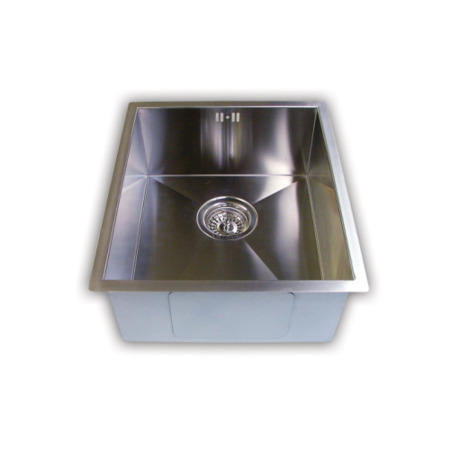 1810 Sink Company Zenuno 1 Bowl Stainless Steel Chrome Undermount Kitchen Sink