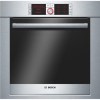 GRADE A2 - Light cosmetic damage - Bosch HBA78B950B Logixx Pyrolytic Electric Built In Single Oven in Brushed steel