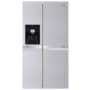 GRADE A3 - Heavy cosmetic damage - LG GSL545NSQV American Fridge Freezer With Ice And Water Dispenser Premium Steel