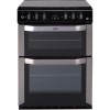 Belling FSG 60 TCLW 60cm Wide Double Cavity Gas Cooker With LED Minute Minder - Stainless Steel