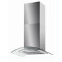 Baumatic BT6.3GL 60cm Stainless Steel Chimney Cooker Hood With Curved Glass Canopy