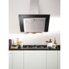 Ex Display - As new but box opened - Neff D39F56N0GB Series 4 Angled 90cm Chimney Hood in Stainless Steel and Grey Glass