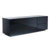 UKCF London Gloss Black TV Cabinet - Up to 60 Inch