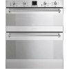 Smeg DUSC36X Classic Multifunction Electric Built Under Double Oven - Stainless Steel