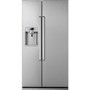 GRADE A4 - Broken but can still be retailed (still works) - Samsung RSG5UCRS G-series Real Steel Side By Side Fridge Freezer with Ice and Water Dispenser