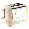 Dualit 26202 2-slot Lite Toaster in Cream