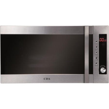 Refurbished GRADE A2 - Minor Cosmetic Damage - CDA MC41SS Built-in or Freestanding Combi Microwave Oven in Stainless Steel