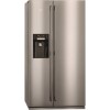 GRADE A3 - Heavy cosmetic damage - AEG S96090XVM1 American Fridge Freezer With Ice And Water Dispenser - Anti-fingerprint Stainless Ste