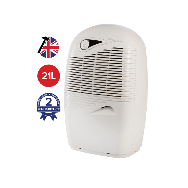 GRADE A2 - EBAC 2850e 21L Dehumidifier energy saving smart control for up to 5 bedroom homes with 2 year warranty