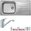 Reginox Daytona Reversible 1 Bowl Stainless Steel Sink &amp; Miami Chrome Tap Pack