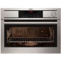 AEG KS8400501M ProSight Compact Height Touch Control Built-in Steam Oven Stainless Steel