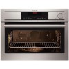 GRADE A3 - AEG KS8400501M ProSight Compact Height Touch Control Built-in Steam Oven Stainless Steel