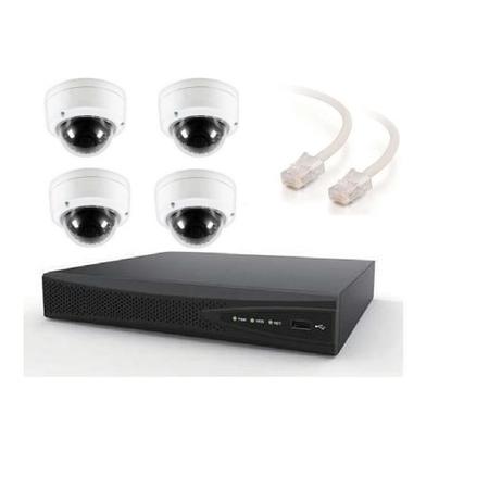 electriQ IQ Pro CCTV 4CH 4 x 2MP Dome camera 1TB Hard Drive 