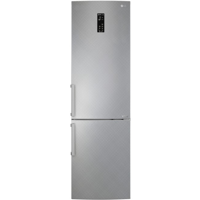 GRADE A2 - LG GBB60SAFFB Freestanding Fridge Freezer - Silver