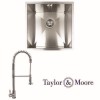 Taylor &amp; Moore Norman Inset 1 Bowl Stainless Steel Sink &amp; Royal Stainless Tap Pack