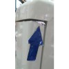 GRADE A3 - Servis C60185NFC Retro Right Hand Hinge Freestanding Fridge Freezer Cream