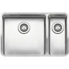 Reginox 1.5 Bowl Stainless Steel Chrome Kitchen Sink - OHIO40X40+18X40-L